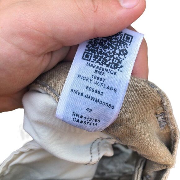 RARE True Religion Jeans Size 42 RICKY FLAP T Brown - Picture 8 of 12